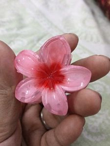 Pink Flower clutcher
