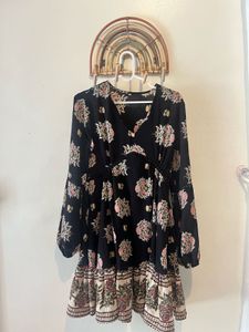 Floral Print Mini Dress