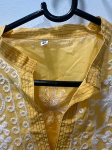 Yellow Lucknowi Kurta