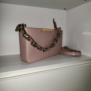 classic shimmer shoulder and sling bag