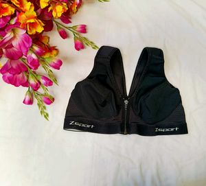 💫💗🇳🇿 Zsport Black Sports Bra