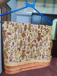 COTTON BLEND SAREE