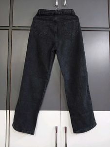340. Baggy Black Denim Jeans
