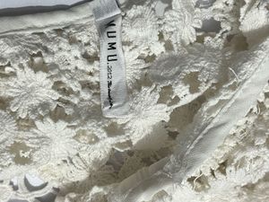 White Crochet Lace Cami Top