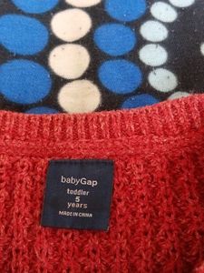 Coral Knit Pullover Sweater