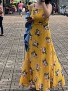 Yelloe Dress For Sale