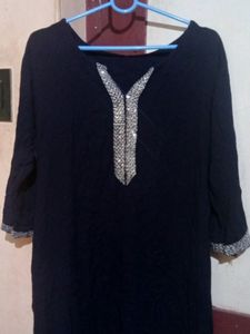 Navy Blue Kurti❤️
