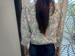 Floral Print Crop Top