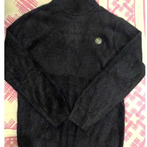 Cozy Black Knit Sweater