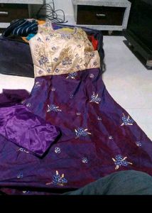 3 color Elegant Ethnic Lehenga Choli Set