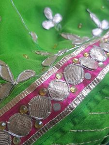 Gotapatti Rajputi poshak with Jardoshi work