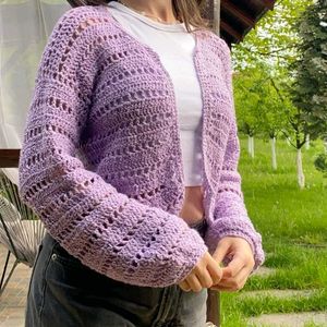 Heart Crochet Cardigan