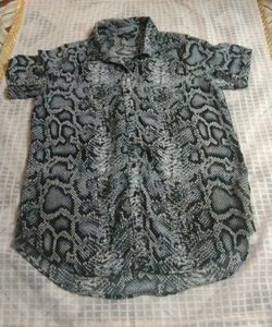 Multi Black And White Colour Ke Shirt For Women