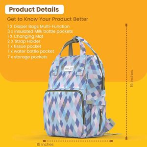 Polka Tots Premium Bags Baby Diapers For Mother
