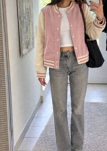 Cute Pink Varsity Jacket