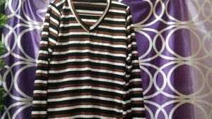 Brown Fitted Top