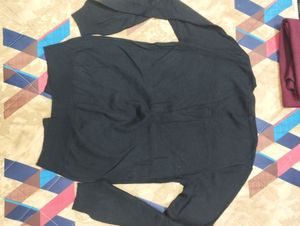 Black Korean Cardigan For Women