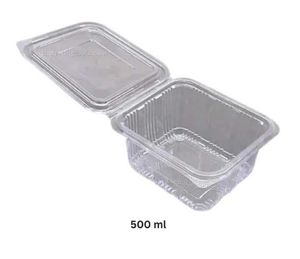 20 pcs Hinged Clamshell Food Container