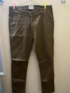 Men Brown Cotton Pants