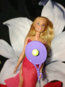 Barbie Doll in Red Dress