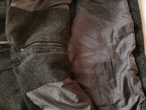 Hooded Wool Blend Coat