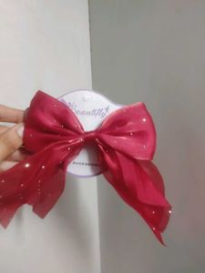 New Red Bow 🎀 Hair Accessory