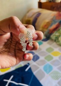 Stylish Silver Dangle Earrings