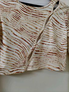 Stylish Animal Print Crop Top