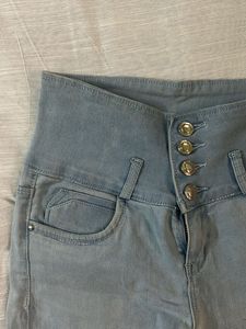 Light Blue High-Waisted Jeans