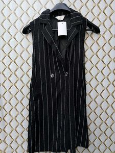 New With Tag Long Korean Vest Shirt Midi Dress
