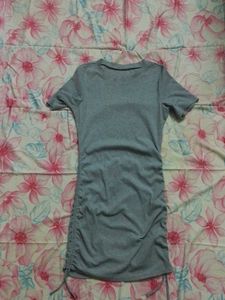 Aesthetic Grey Party Dress