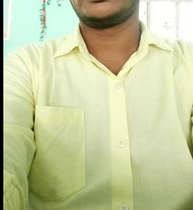 Men's Casual Yellow Shirt