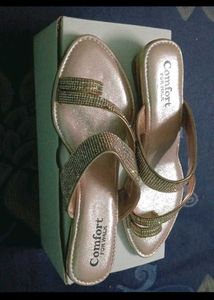 Rose Gold silver sandals
