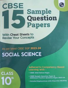 CBSE 15 SAMPLE QUESTION PAPERS S.S.T. Class X