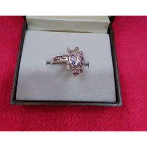 Pure silver Turtle Ring
