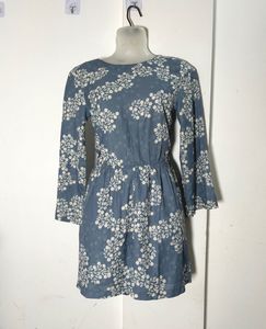 Blue Printed Jumpsuit