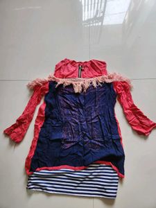 2 Shoulder Cut Top (Free- Jeans)