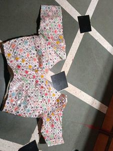 Embroidered with mirror work