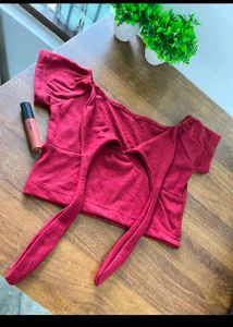 Tie Front Crop Top