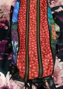 Colorful Embroidered Satchel
