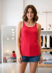 New Red Tank Top - Casual Style