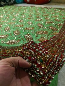 Full Work Saree With Blouse No Any Flaw 🔥