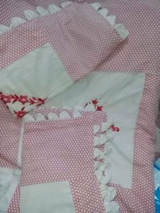 Floral Embroidered Bedding Set