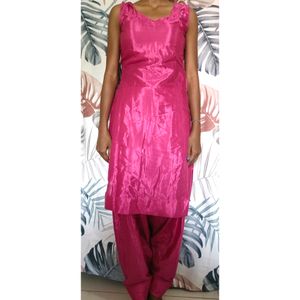 Dark Pink Colour Suit