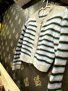 Striped Knit Cardigan🌸