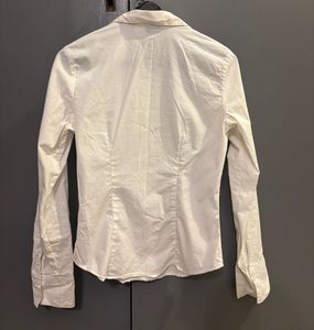 H&amp;M Fitted White Shirt Xs