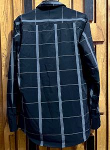 Checked Black Shirt