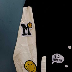 ⚫️black Varsity Jacket🎉