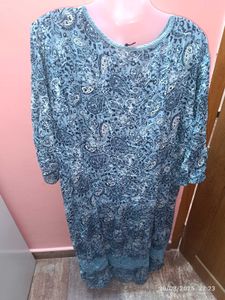 4xl  Paisley Print Dress