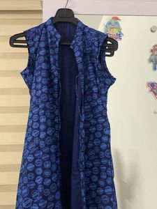 Blue Printed Kurta